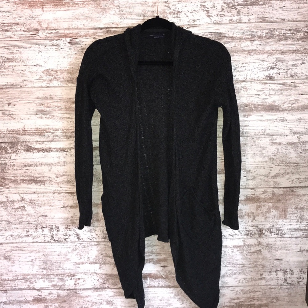 Charcoal grey cardigan